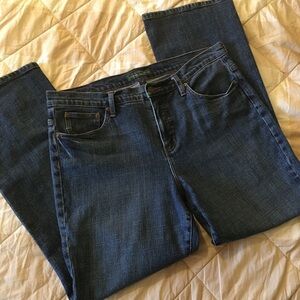 LRL Lauren Jeans Co. Ralph Lauren Classic Bootcut Blue Denim Jeans Size 14